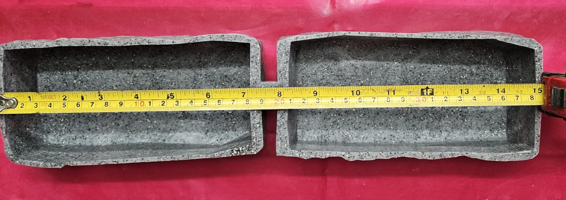 Landscape Edging Stone for Lawn Edging,12 Pack 24 Bricks 15.5FT Kit customer photo 2