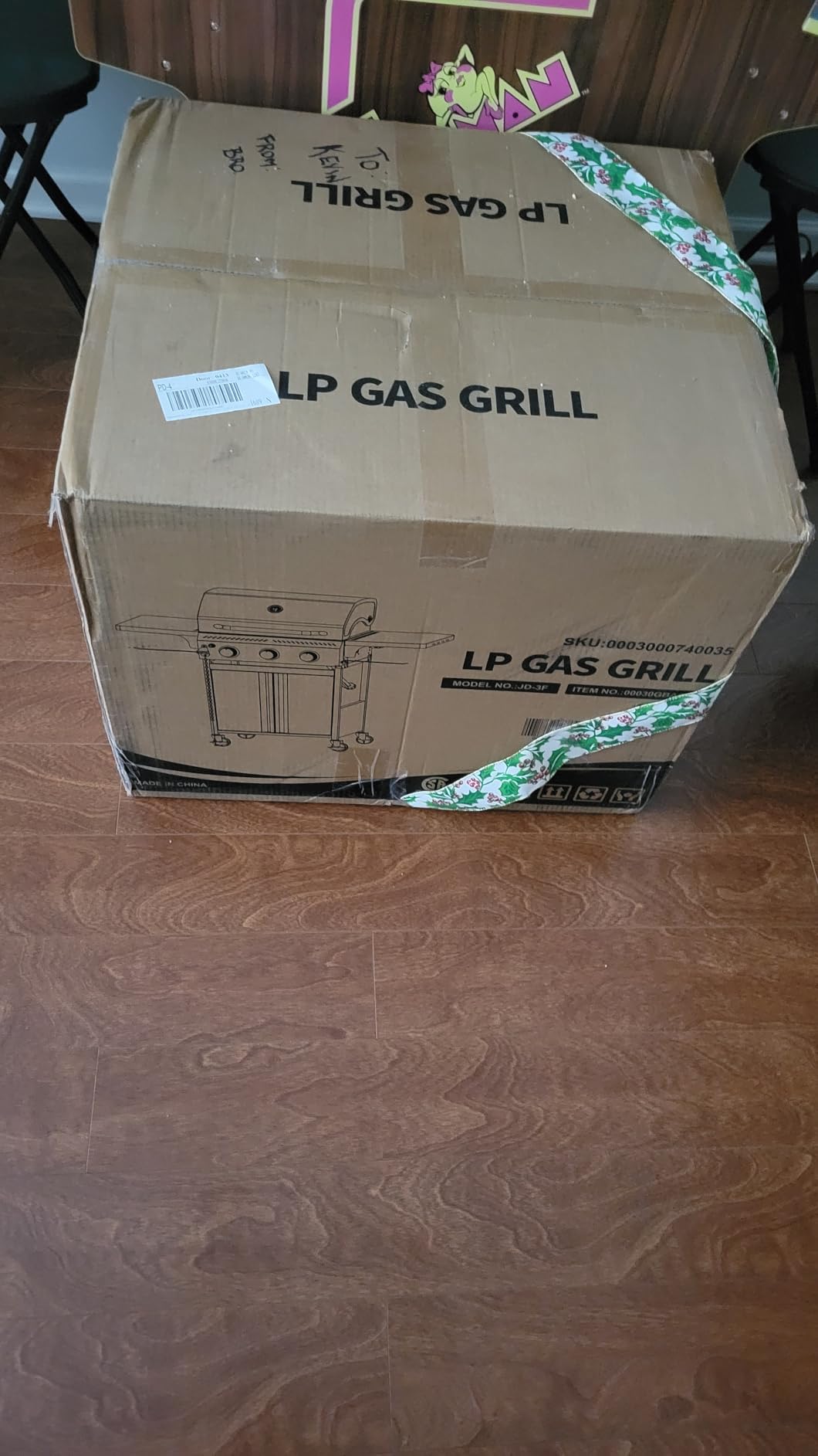 3-Burner Propane Gas Grill with Side Burner, 34,000 BTU Stainless Steel BBQ Grill - Heavy-Duty Porcelain-Enameled Grates for Patio and Outdoor Cooking customer photo 2