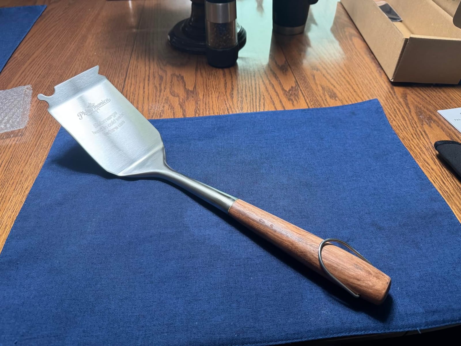 Grill Brush for Outdoor Grill, Bristle Free Grill Brush with Scraper | Safe Steam Grill Cleaner for BBQ&Griddle, Long Rosewood Handle Reaches Corners,for Porcelain,Cast Iron&Stainless Steel Grates customer photo 1