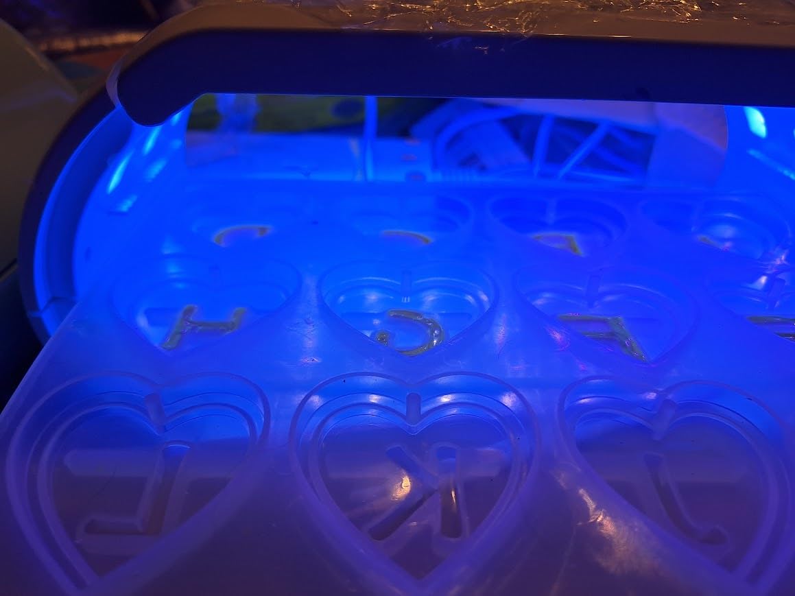 Resiners UV Light for Resin, Fast Even Curing UV Lamp with 360° UV Coverage | 48 LEDs Magnetic 2-in-1 Split Design, 1/3/5/10min Timer, AirWave Max UV Resin Lamp for Curing, Jewelry, Trays & DIY Crafts customer photo 2