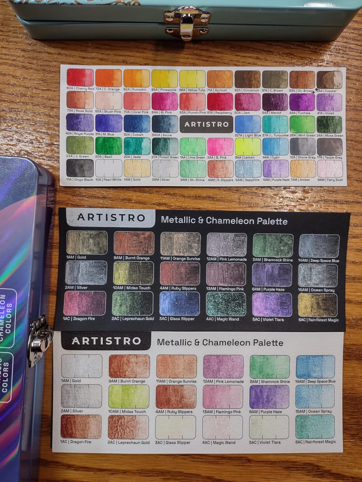 ARTISTRO Watercolor Paint Set - Travel Art Kit - 50 Colors | Professional Watercolor Paints - Portable Metal Case - Complete Painting Kit With Set Of Brushes - For Adults, Artists & Kids customer photo 1