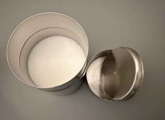 2 Pack Matcha Powder Storage Canisters, 304 Stainless Steel Tea Tins with Double Lids, Small Tea Canister for Loose Leaf Tea, Coffee Grounds, Cocoa, Sugar, Spices, Kitchen Pantry Storage customer photo 2