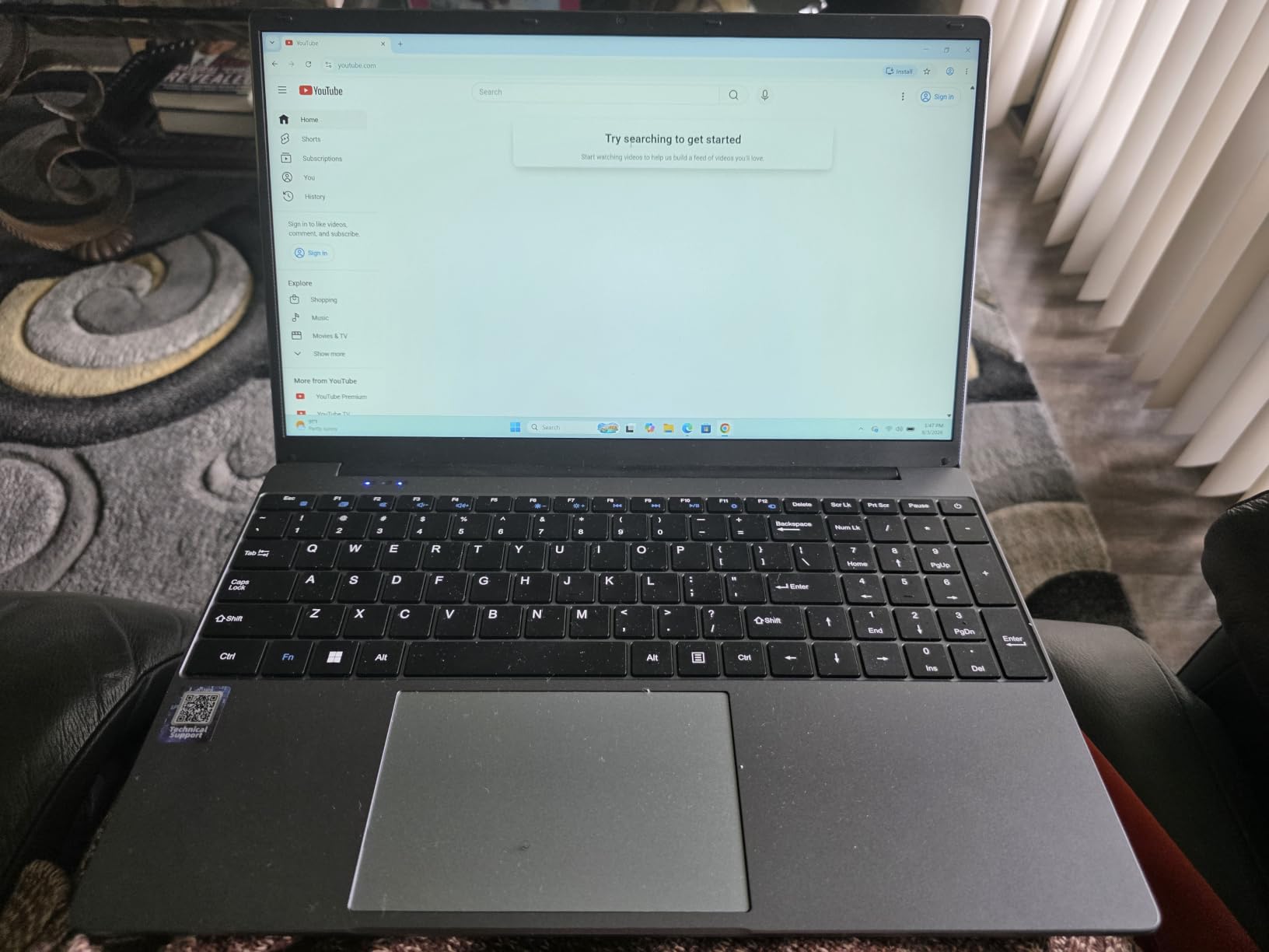 15.6 inch AI Laptop with Office 365 12GB RAM 256GB SSD Win 11 Laptops, 7000mAh Battery, IPS FHD, 180 Viewing, Quad-Core Processor, Type-C, WiFi5, Portable Thin Business Student Laptops, Light Gray customer photo 2