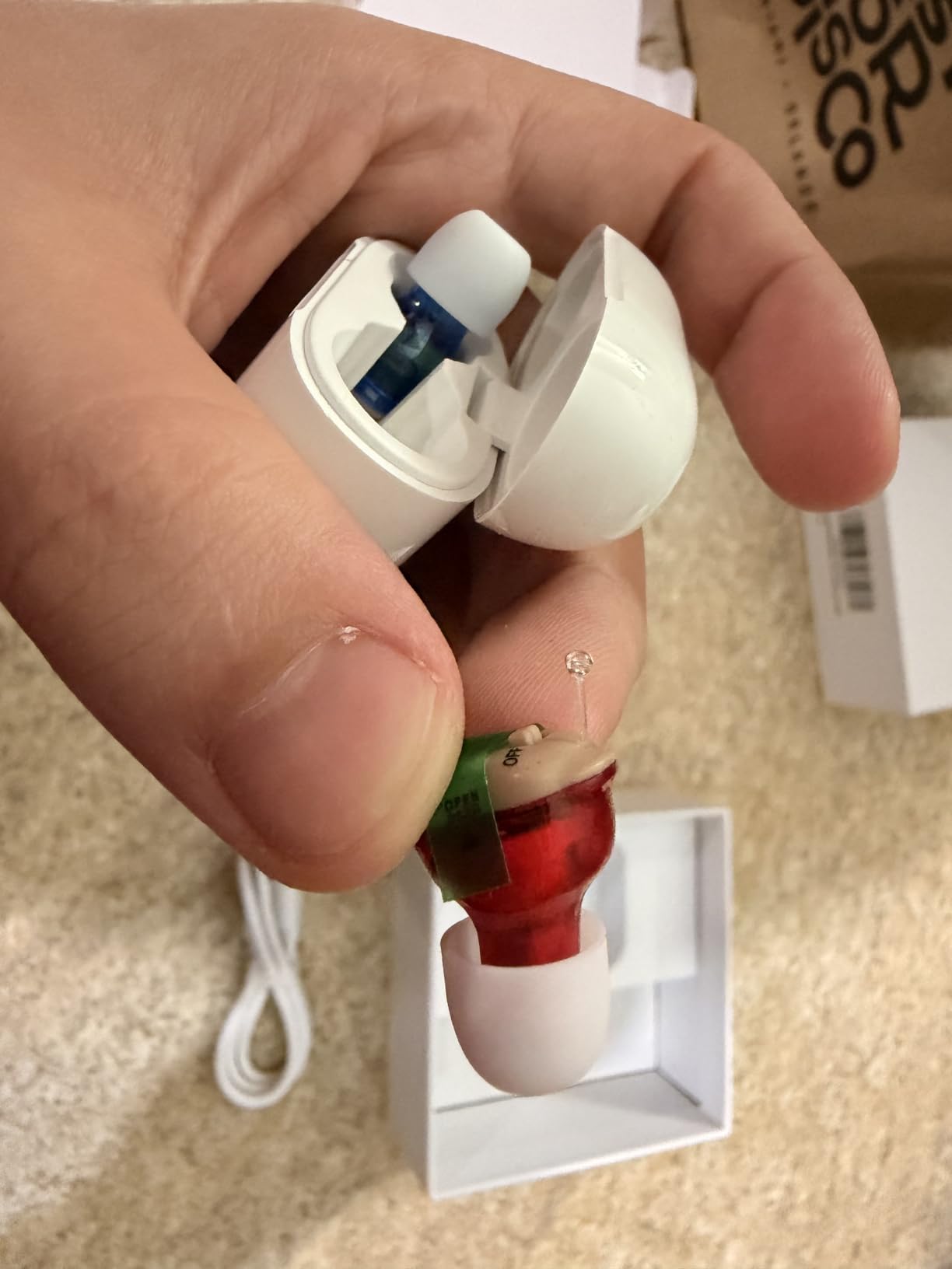 Hearing Aids for Seniors, Hearing Aid Rechargeable for Hearing Loss, Personal Hearing Amplifier with Volume Control and Portable Magnetic Charging Case, Noise Canceling Hearing Aids customer photo 2