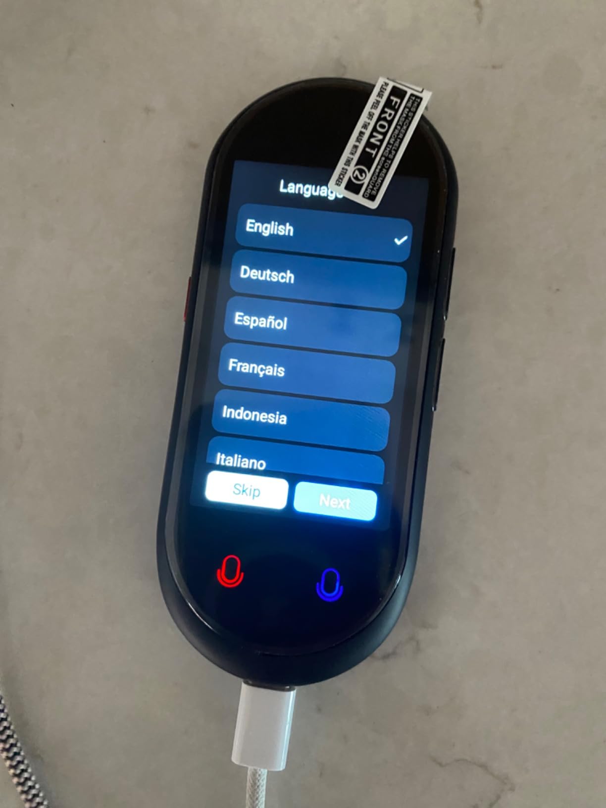 Language Translator Device No WiFi Needed, Instant Pocket AI Translator, traductor de Ingles español, Support 150 Languages Real-TimeVoice Translation, Traductor for Business Travel Study customer photo 1