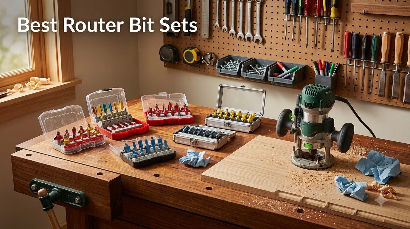 8 Best Router Bit Sets (September 2026) for Woodworkers