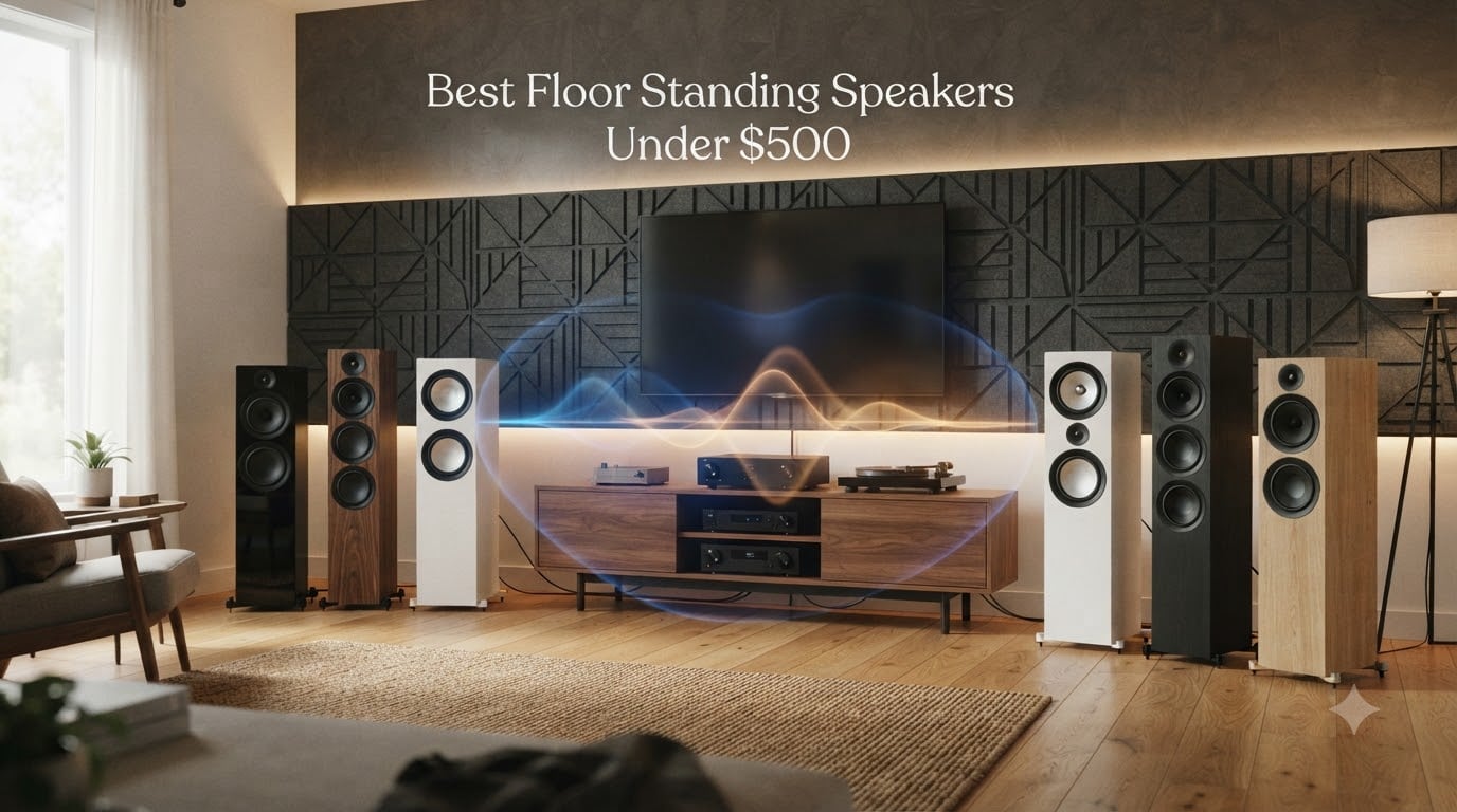 8 Best Floor Standing Speakers Under 500 (August 2026)
