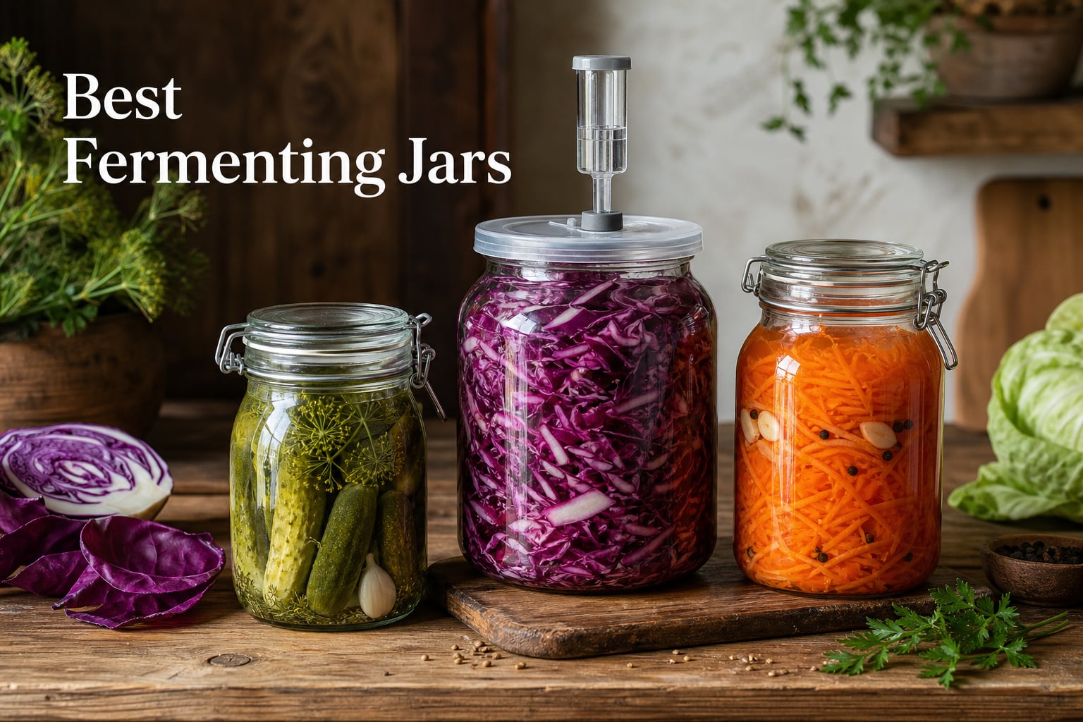 12 Best Fermenting Jars (August 2026) Sauerkraut, Kimchi & Pickles