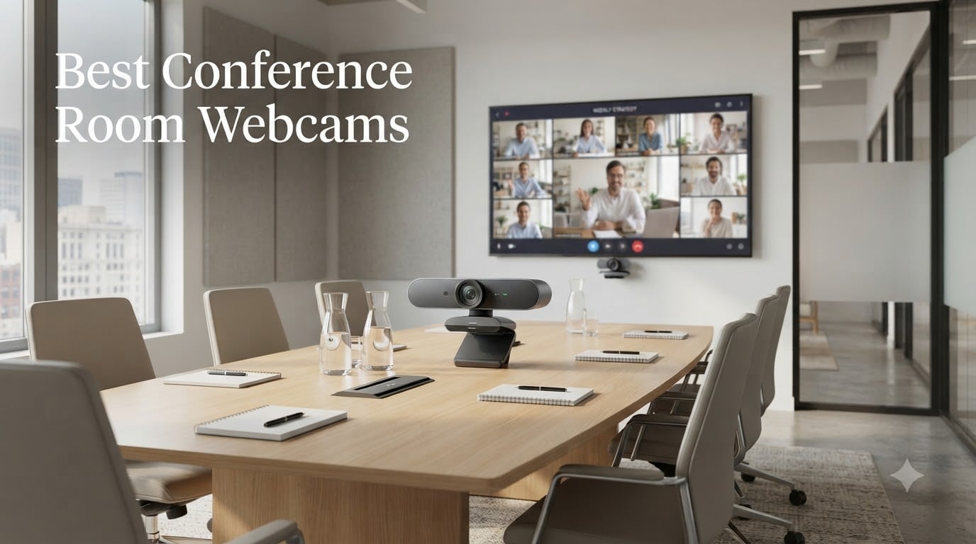 8 Best Conference Room Webcams (August 2026) For Hybrid Meetings