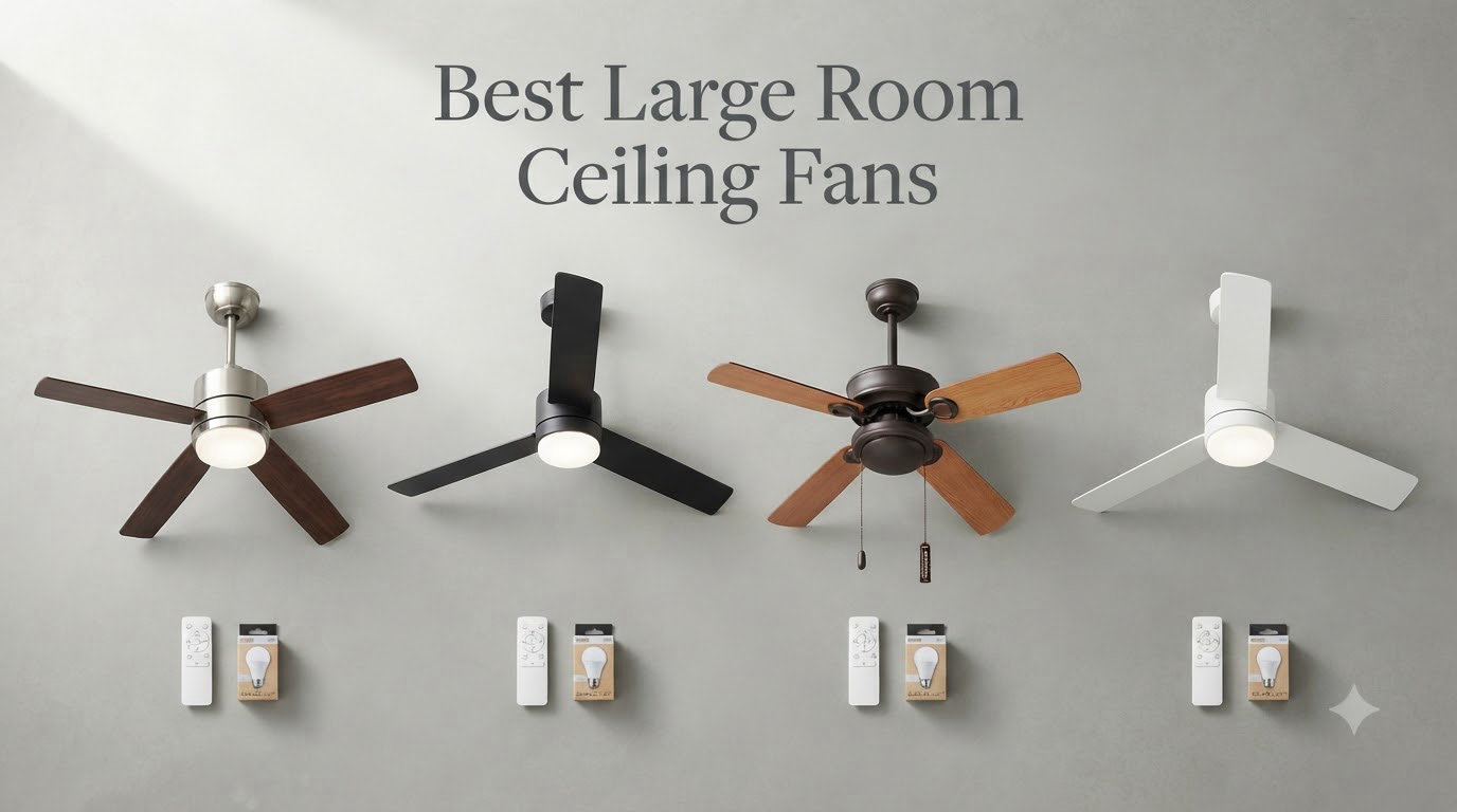 8 Best Large Room Ceiling Fans (August 2026)