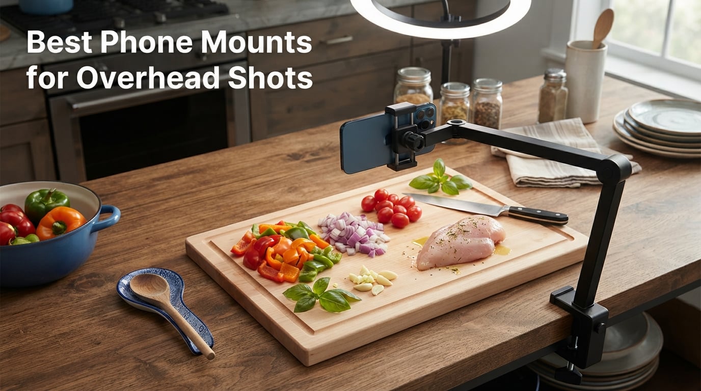8 Best Phone Mounts for Overhead Shots (August 2026) for Creators