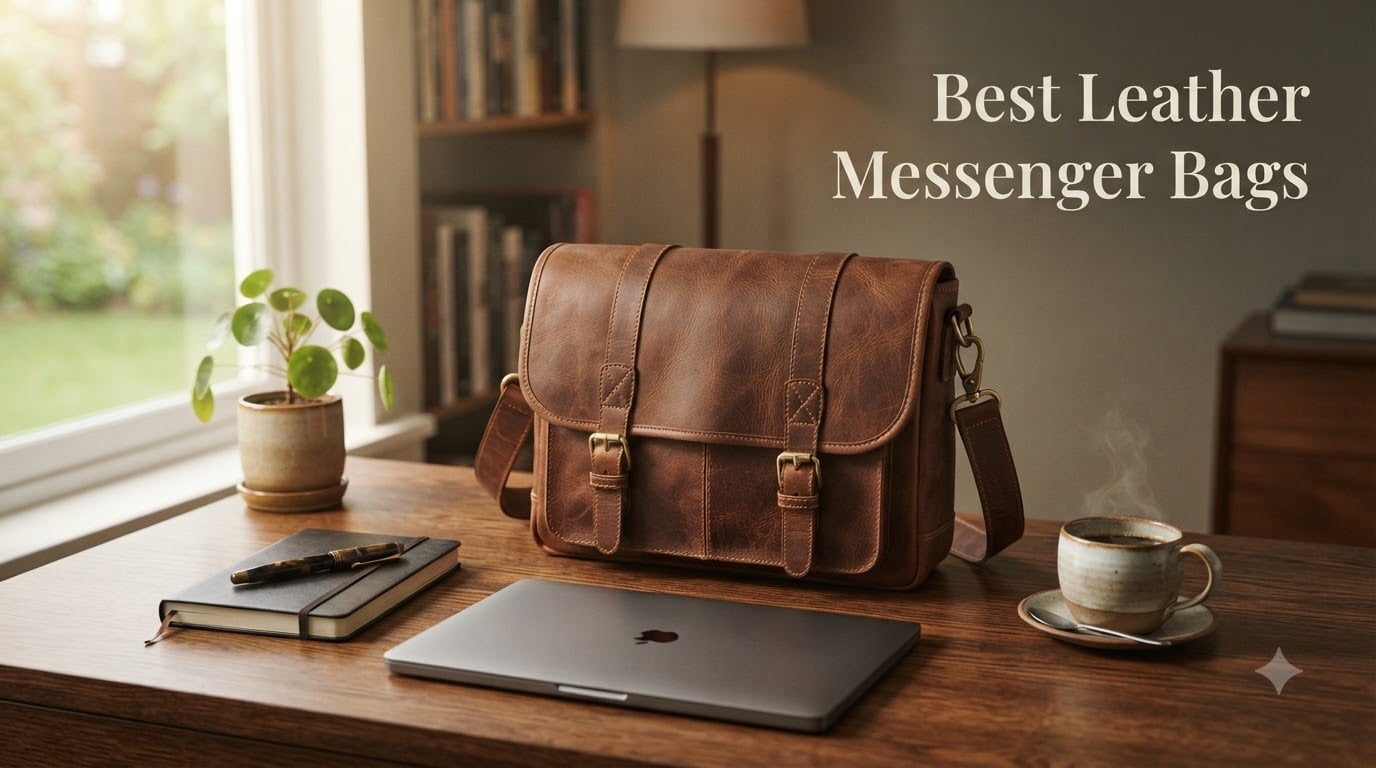 12 Best Leather Messenger Bags (August 2026)