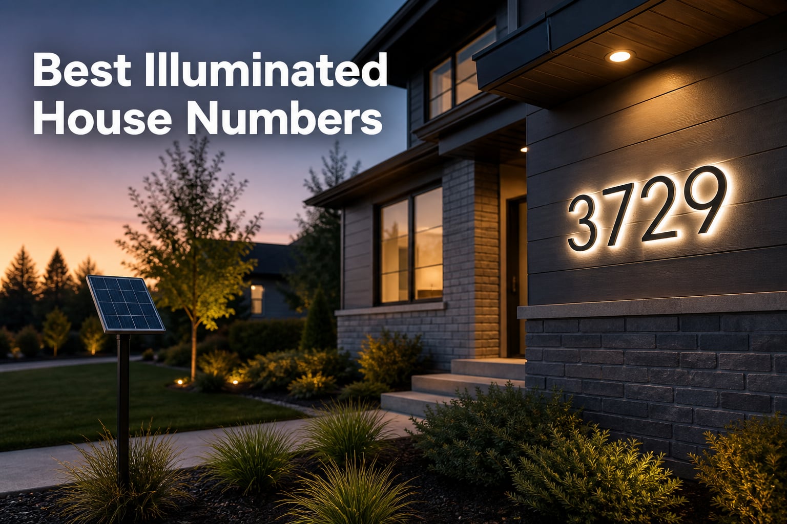 Best Illuminated House Numbers