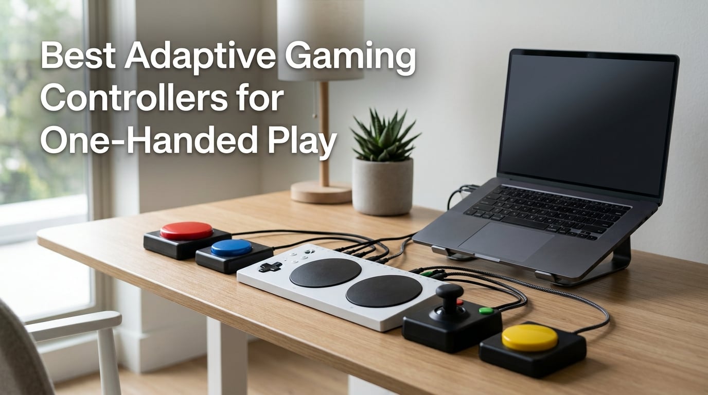 8 Best Adaptive Gaming Controllers for One-Handed Play (August 2026)