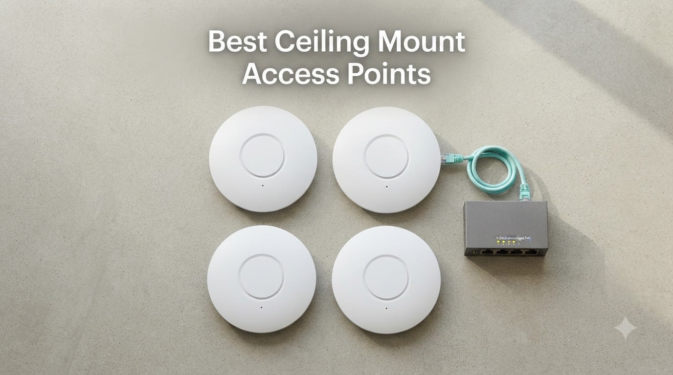 7 Best Ceiling Mount Access Points (August 2026)
