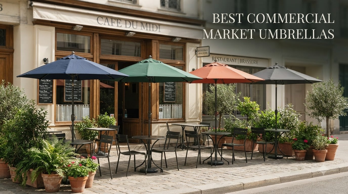 8 Best Commercial Market Umbrellas (August 2026)