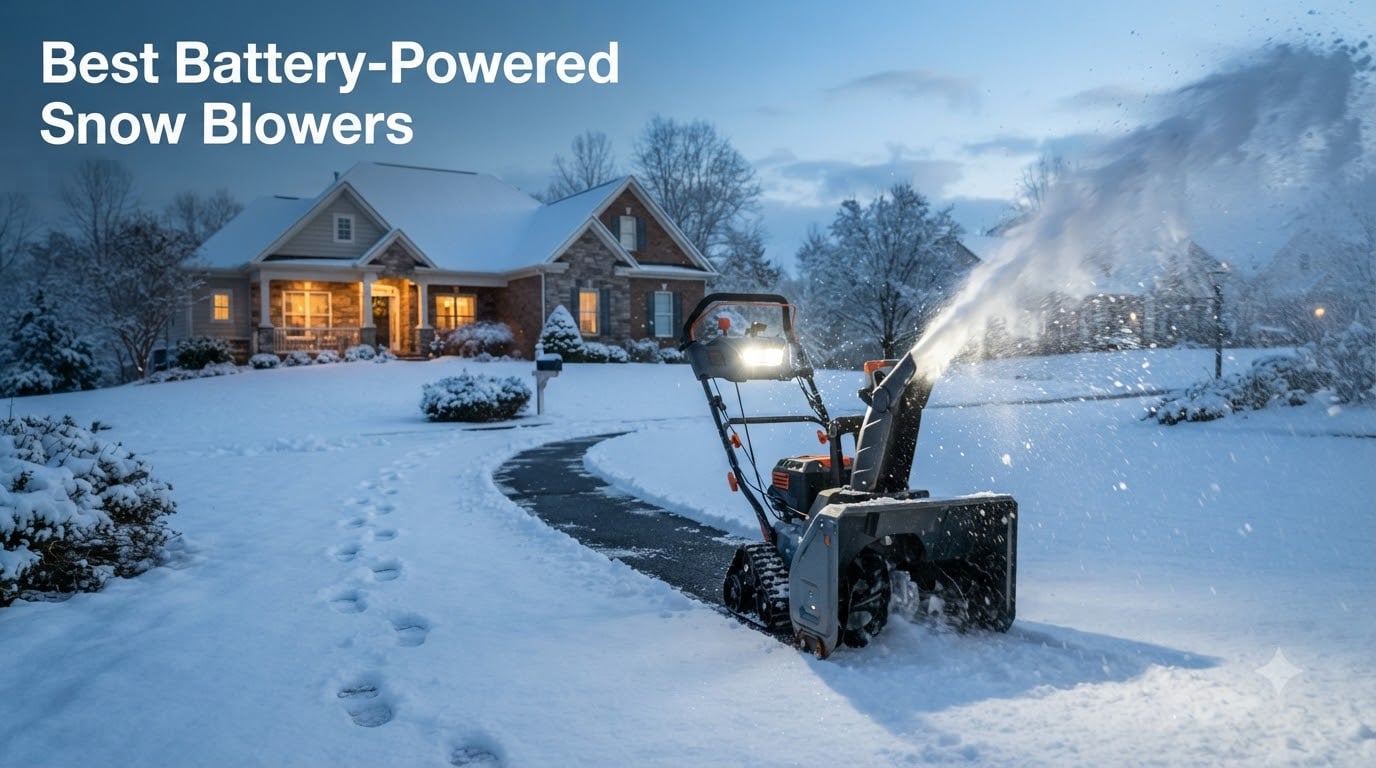 8 Best Battery-Powered Snow Blowers (August 2026)