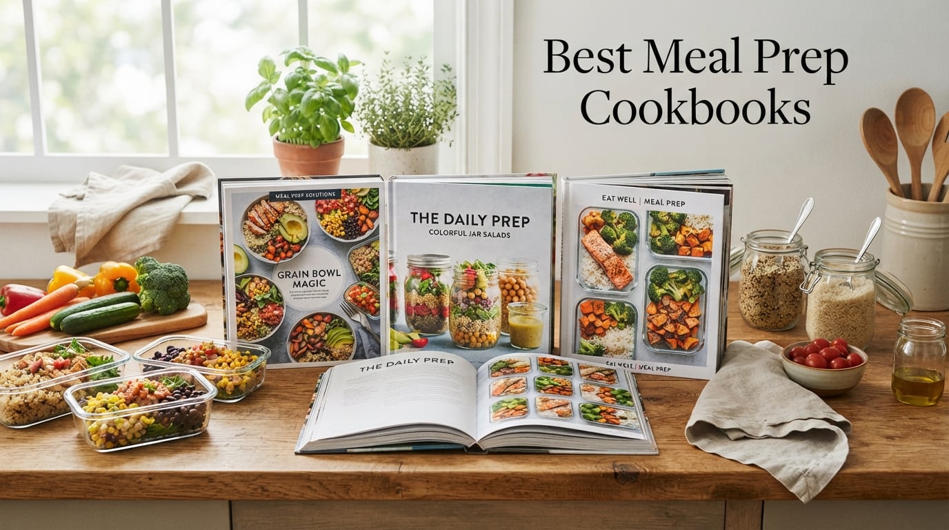 12 Best Meal Prep Cookbooks (August 2026) for Easy Batch Cooking