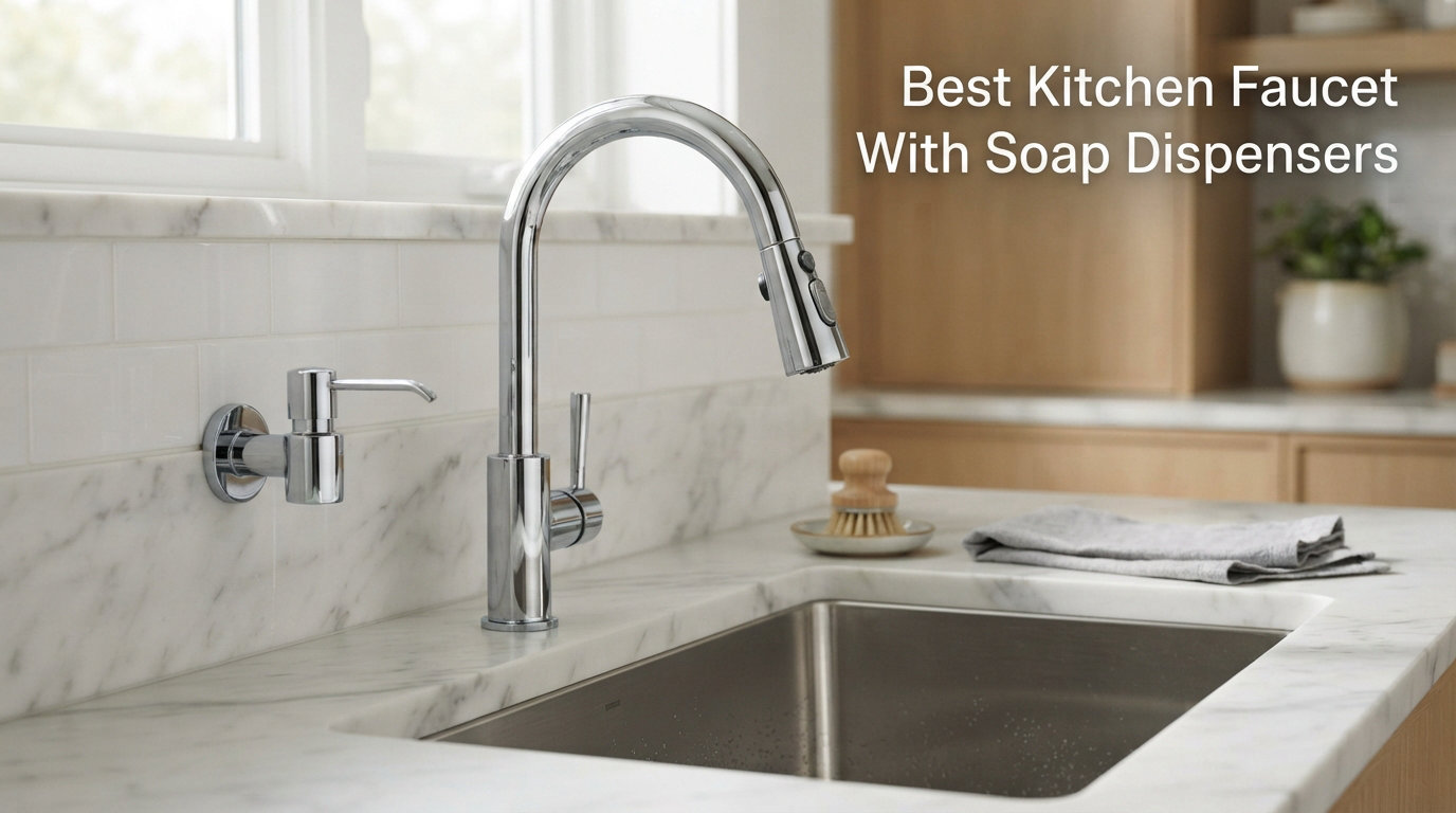 8 Best Kitchen Faucet With Soap Dispensers (August 2026)