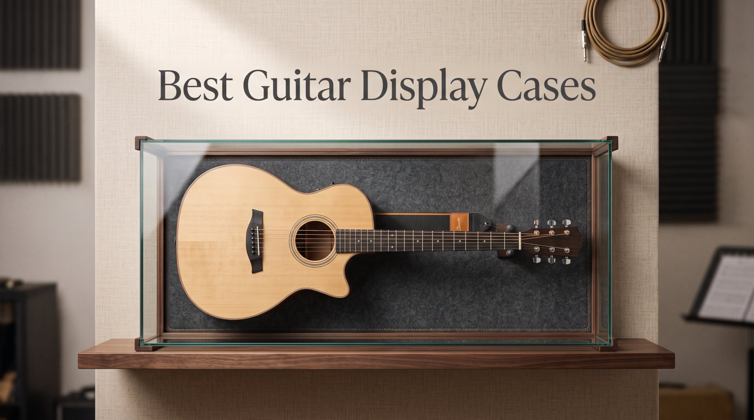 10 Best Guitar Display Cases (August 2026)