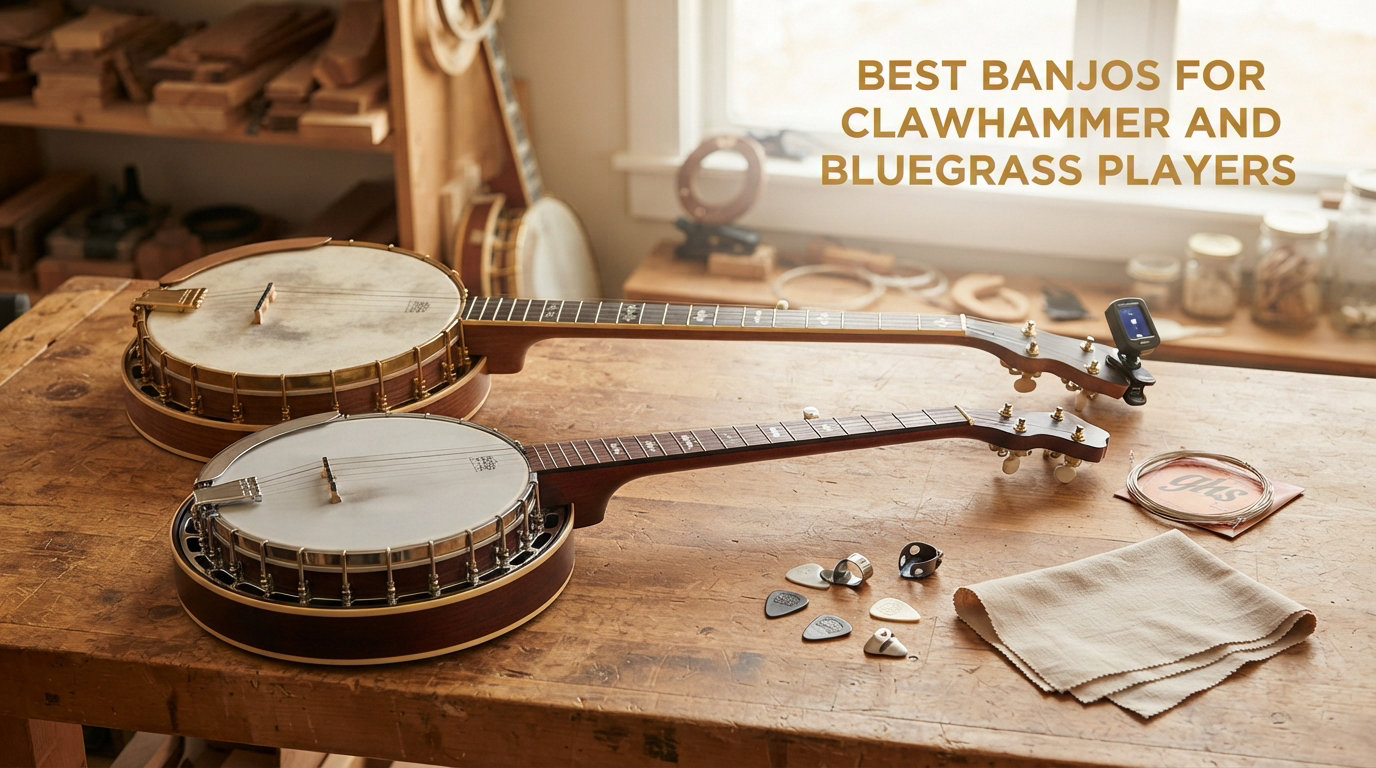Best Banjos for Clawhammer and Bluegrass Players