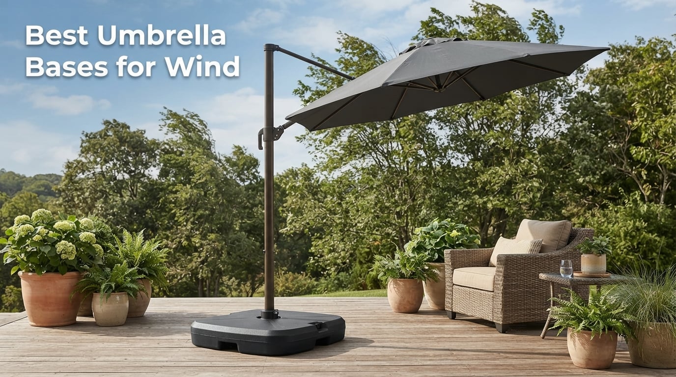 10 Best Umbrella Bases for Wind (August 2026)