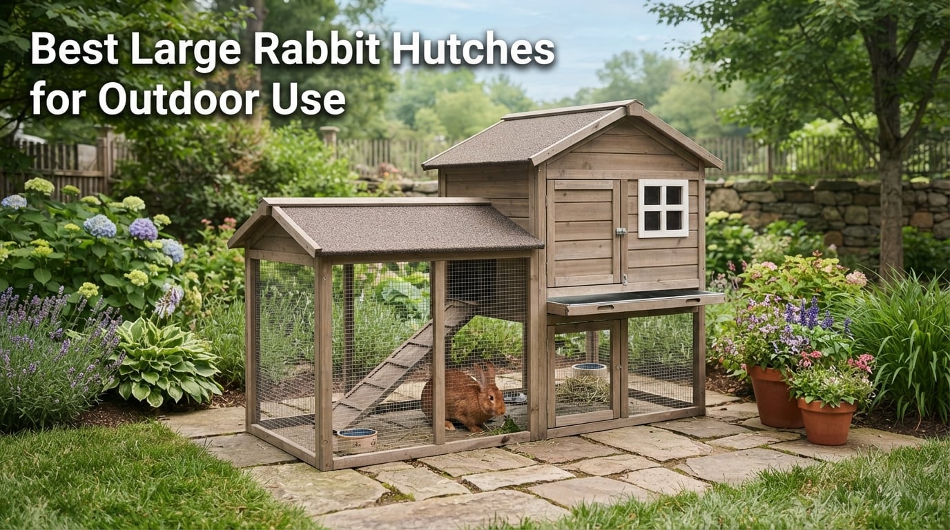 Best Large Rabbit Hutches for Outdoor Use