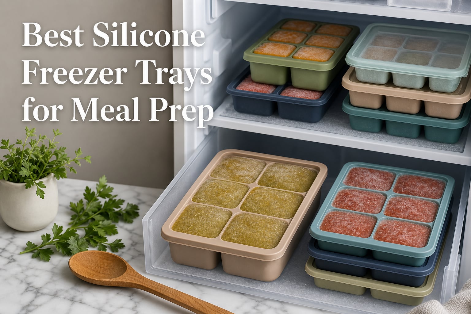 Best Silicone Freezer Trays for Meal Prep