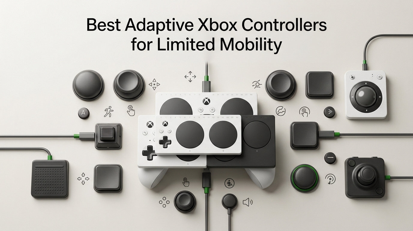 6 Best Adaptive Xbox Controllers for Limited Mobility (August 2026)