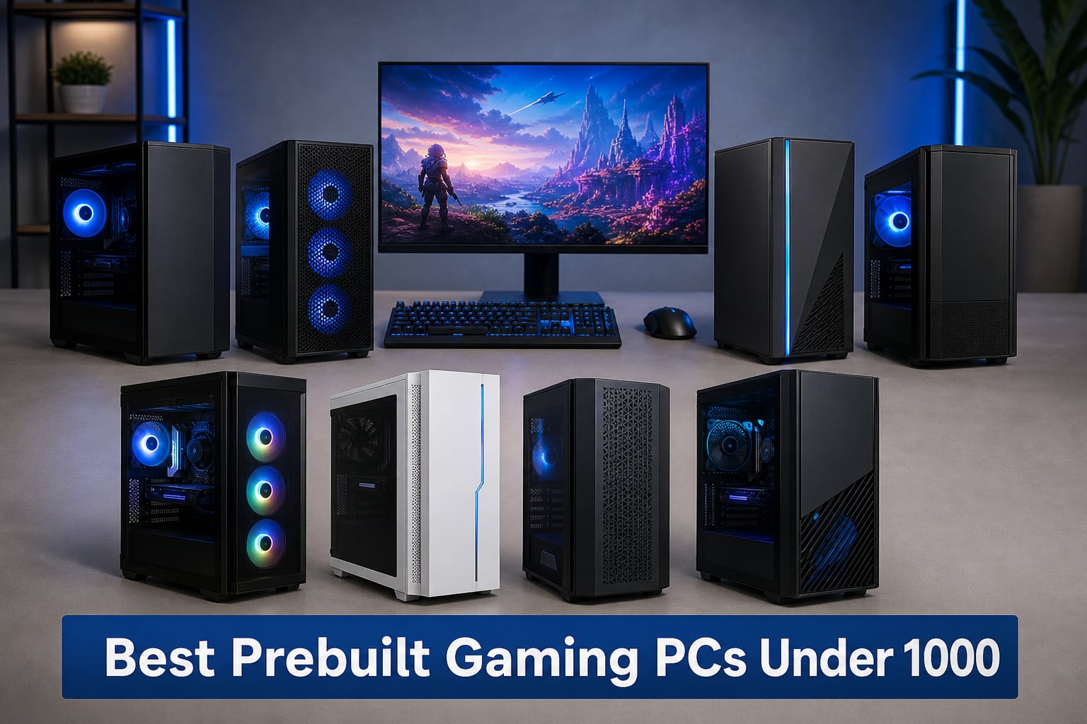 Best Prebuilt Gaming PCs Under 1000