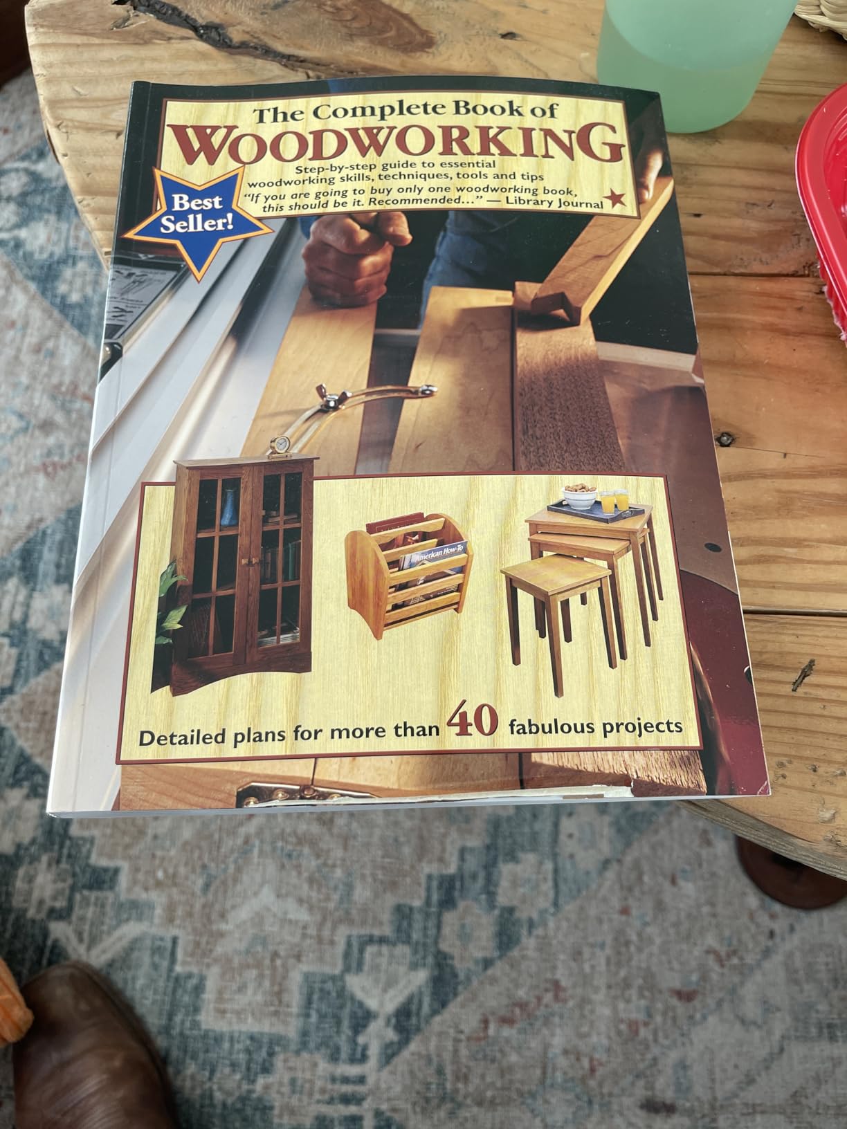 The Complete Book of Woodworking: Step-by-Step Guide to Essential Woodworking Skills, Techniques, Tools and Tips (Landauer) 40+ Easy-to-Follow Projects and Plans, 1,200+ Photos, and Carpentry Basics customer photo 2