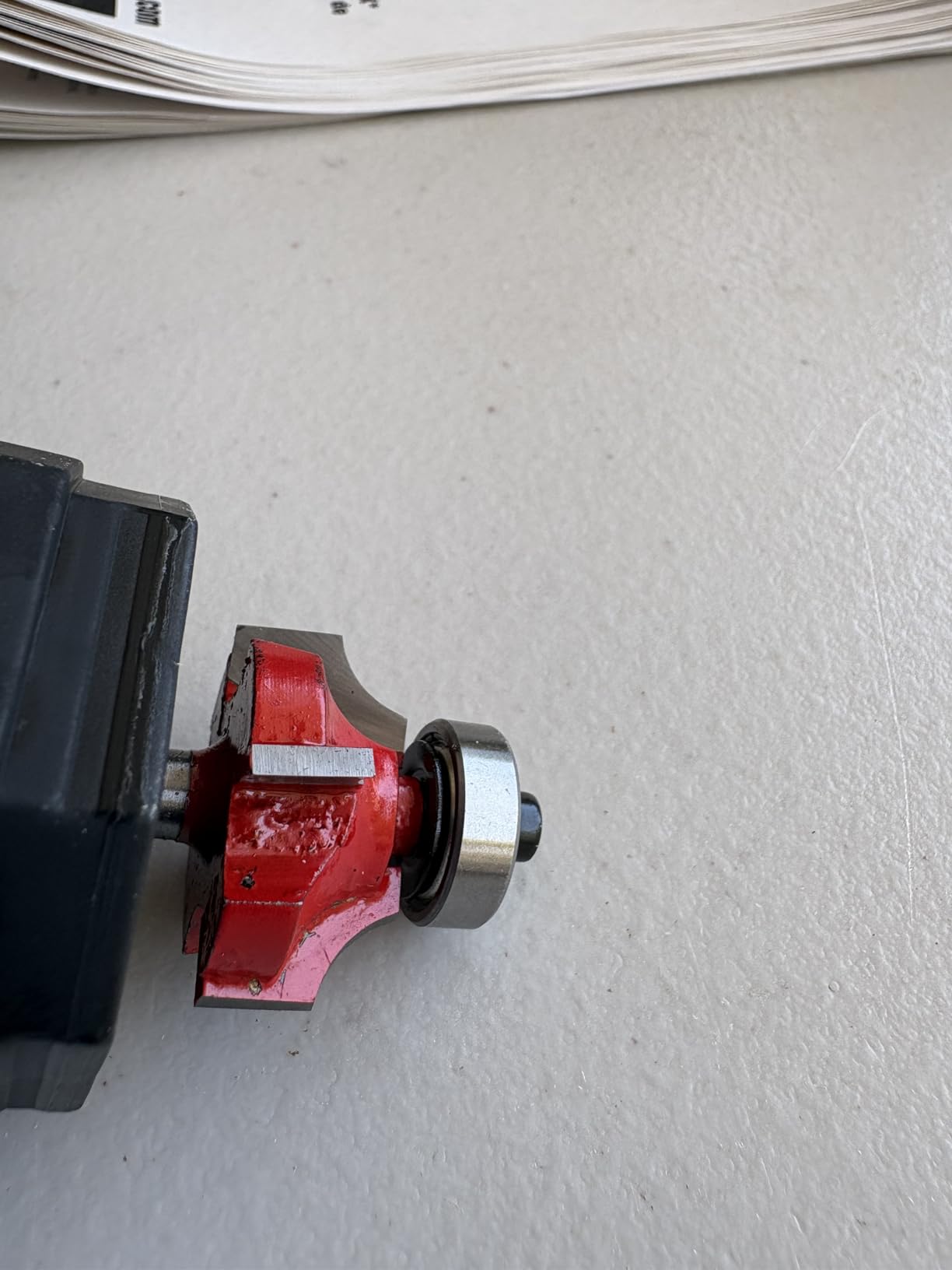 Freud Quadra-Cut Radius Rounding Over Bit with Perma-Shield Coating for Flawless Finish - 4 Cutters, 1/4