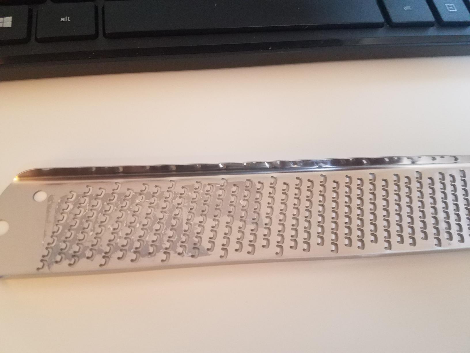 Microplane All-Stainless Steel Lemon Zester Tool, Blade made in the USA customer photo 2