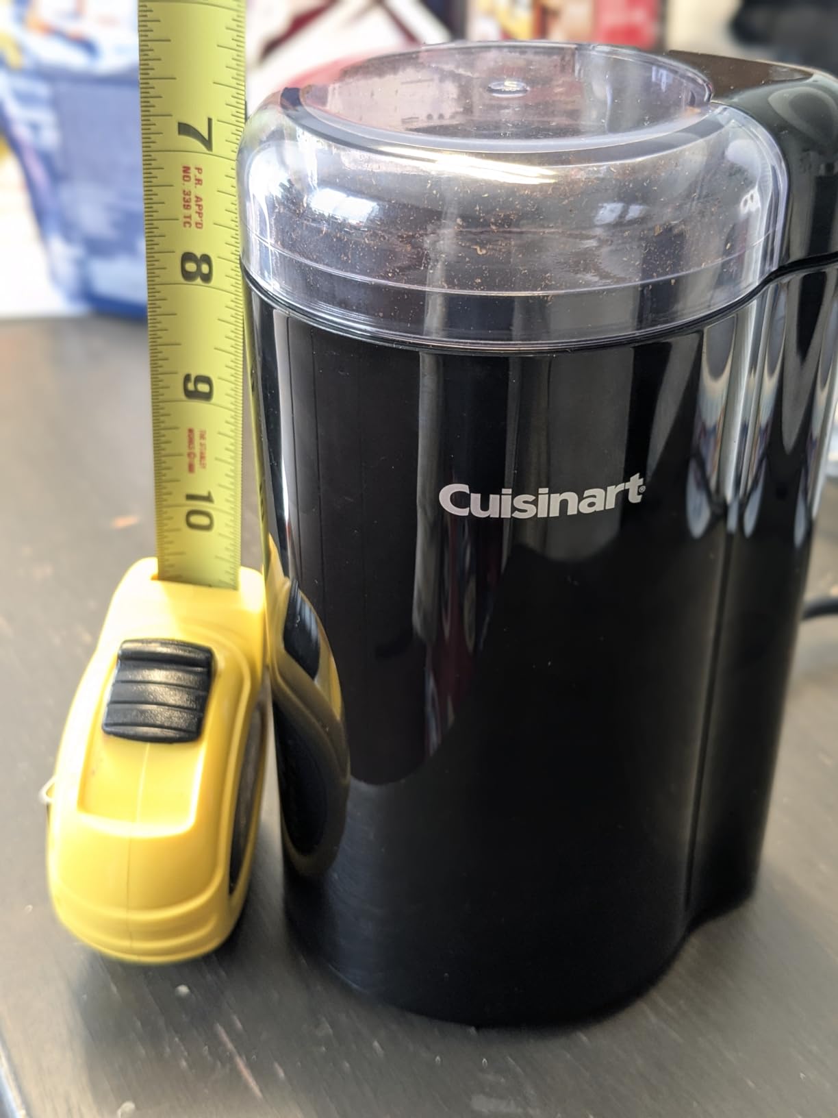 Cuisinart Coffee Grinder, One Touch Control Coffee Bean Grinder with Stainless Steel Bowl and Blades, 2.5 oz/70g Capacity Enough for 12 Cups, On/Off Switch with Safety Interlock, DCG-20BKN, Black customer photo 1