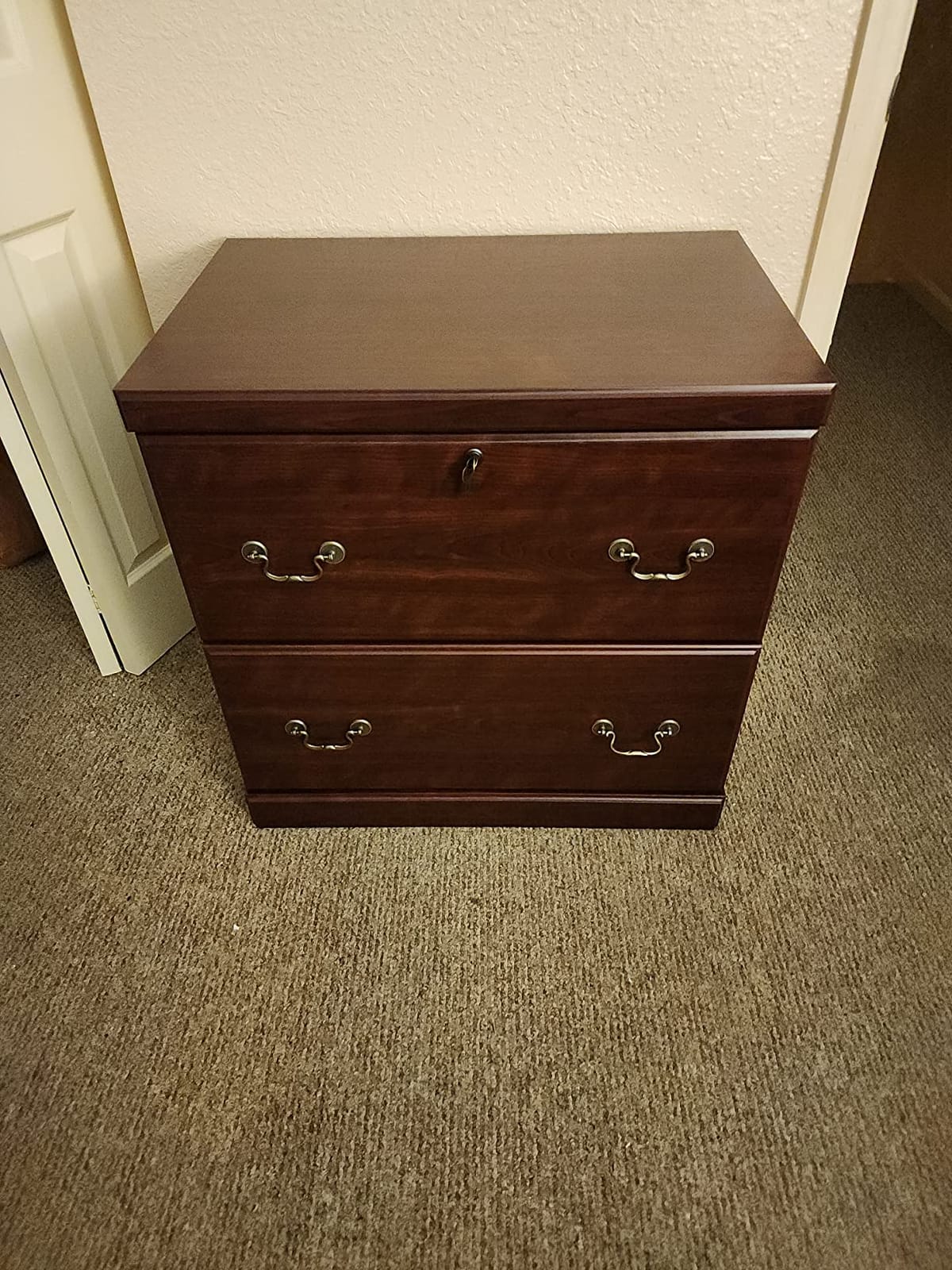 Sauder Heritage Hill Lateral File, in Classic Cherry finish customer photo 2