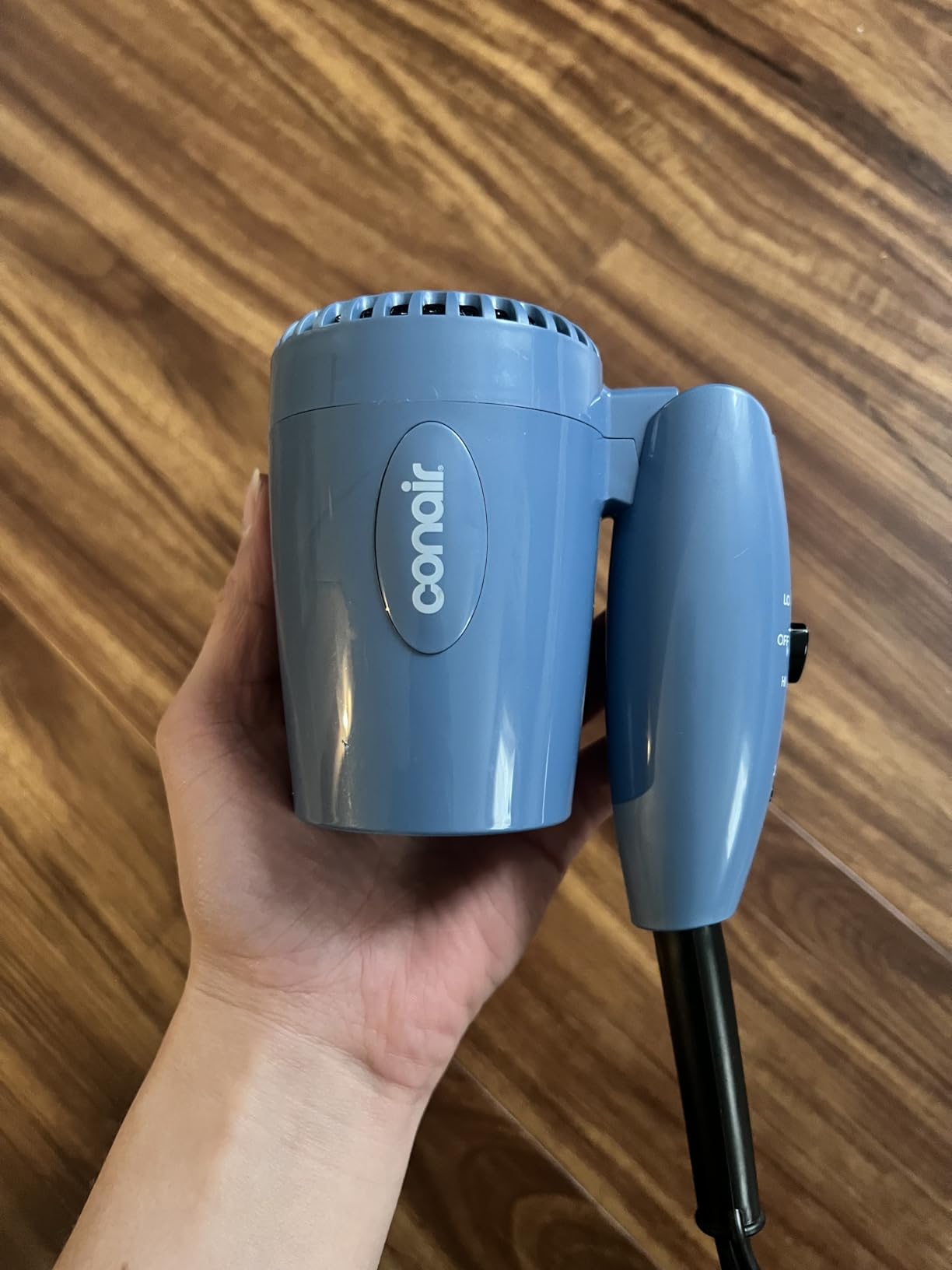 Conair Dual Voltage Hair Dryer, Compact Folding Handle Design, 1600W customer photo 2