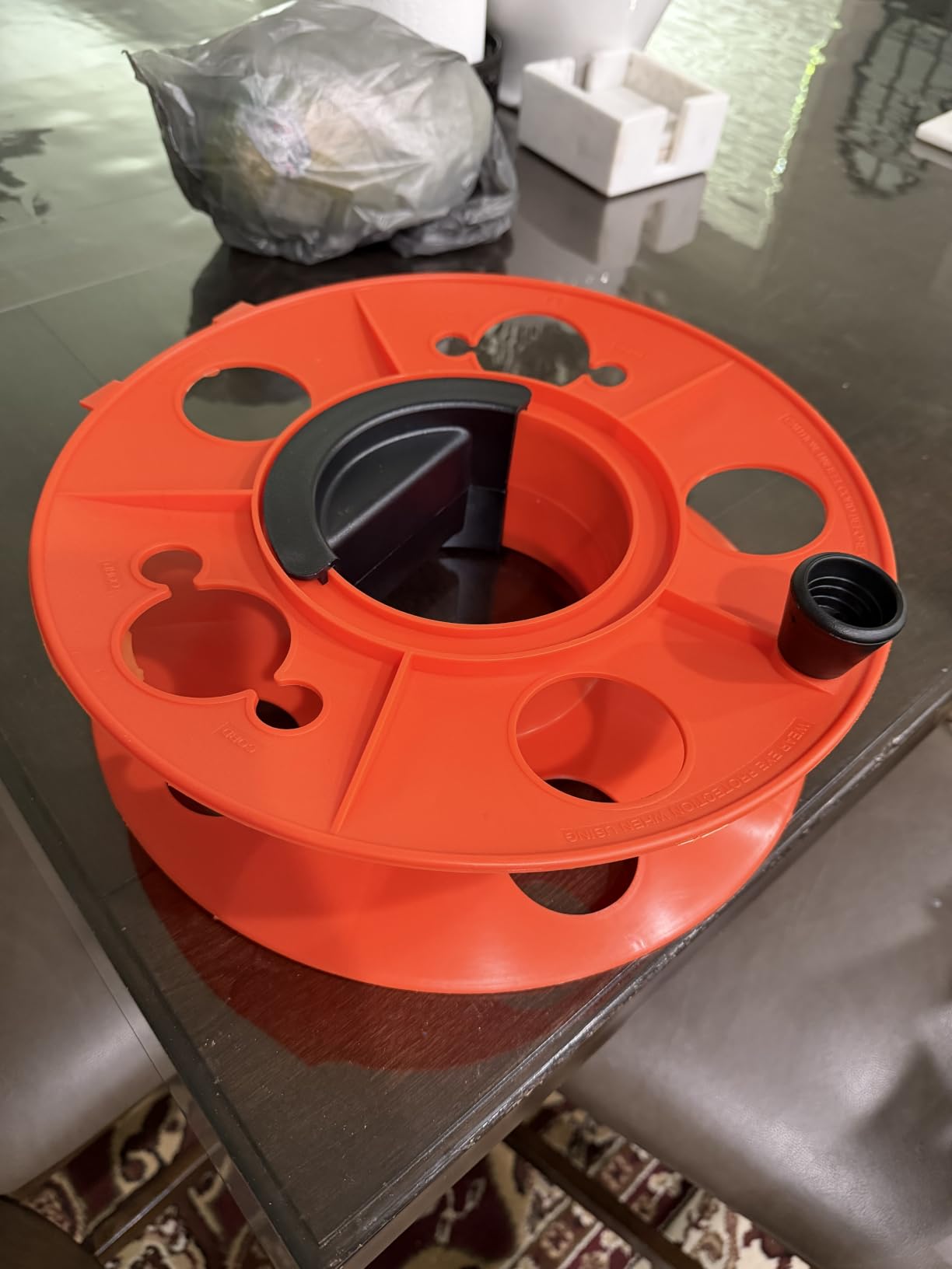 Bayco KW-130 Cord Storage Reel with Center Spin Handle, 150-Feet customer photo 1