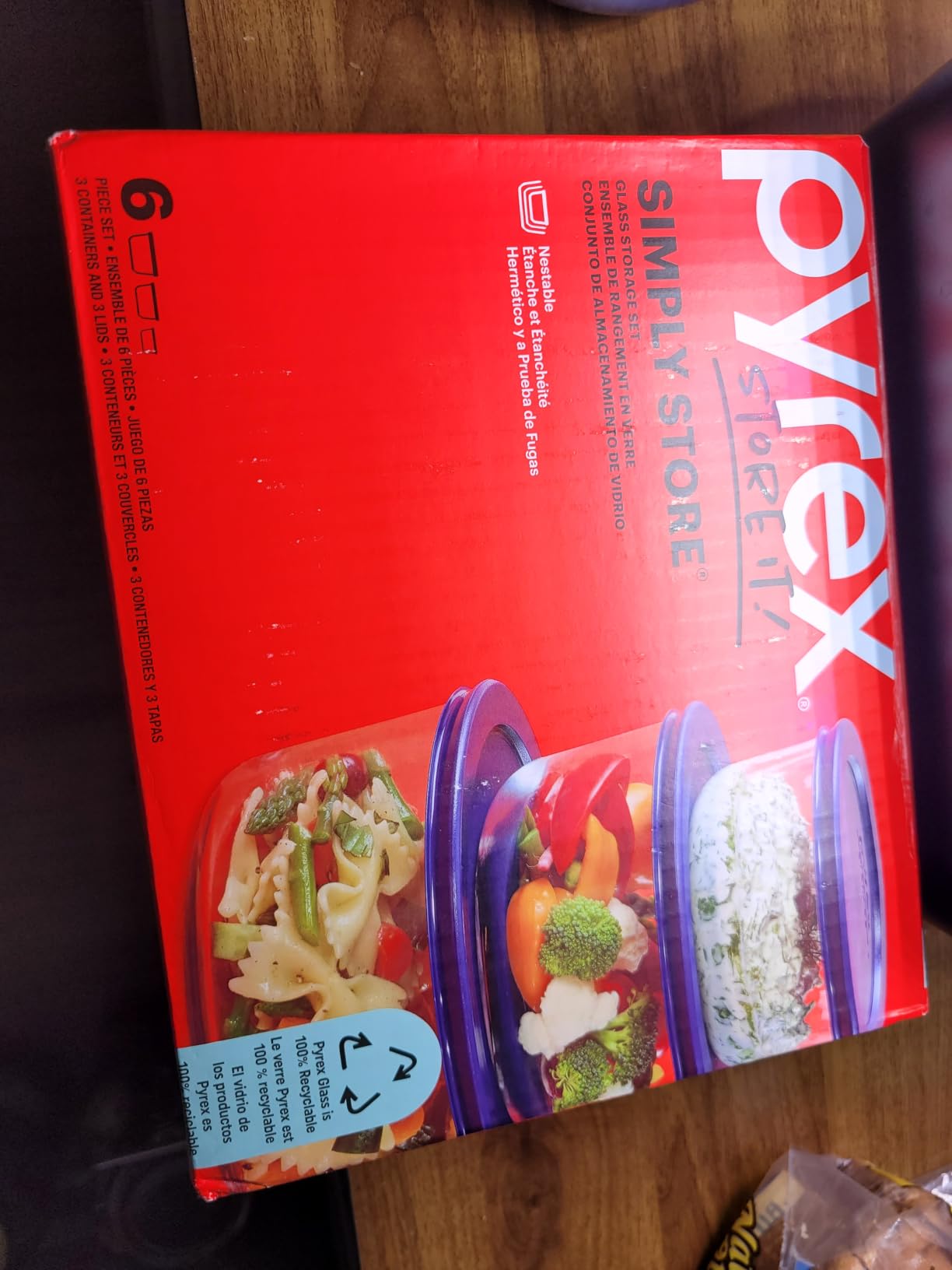 Pyrex Simply Store (3-Pack) Glass Food Storage Containers Set (2, 4, 7 Cup) customer photo 1