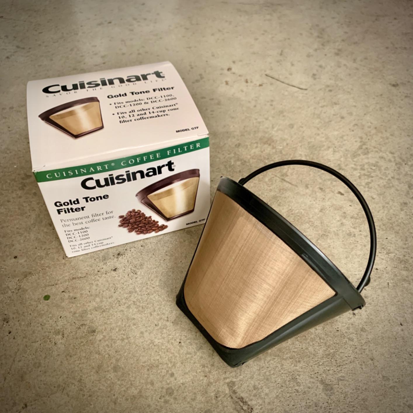 Cuisinart GTF Gold Tone Coffee Filter, 10-12 Cup customer photo 1