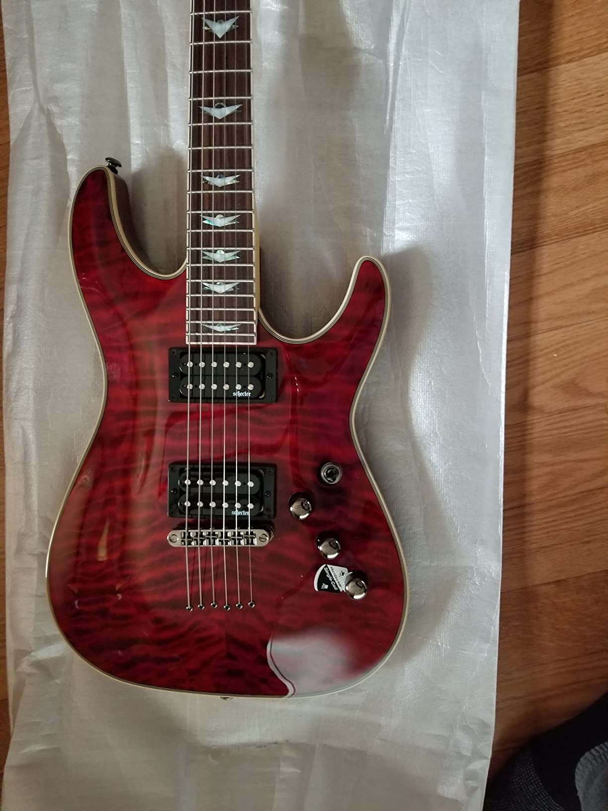 Schecter Omen Extreme-6 Electric Guitar - Black Cherry customer photo 1