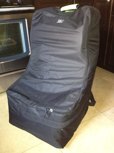 J.L. Childress Padded Backpack Car Seat Travel Bag - Deluxe, Black customer photo 1
