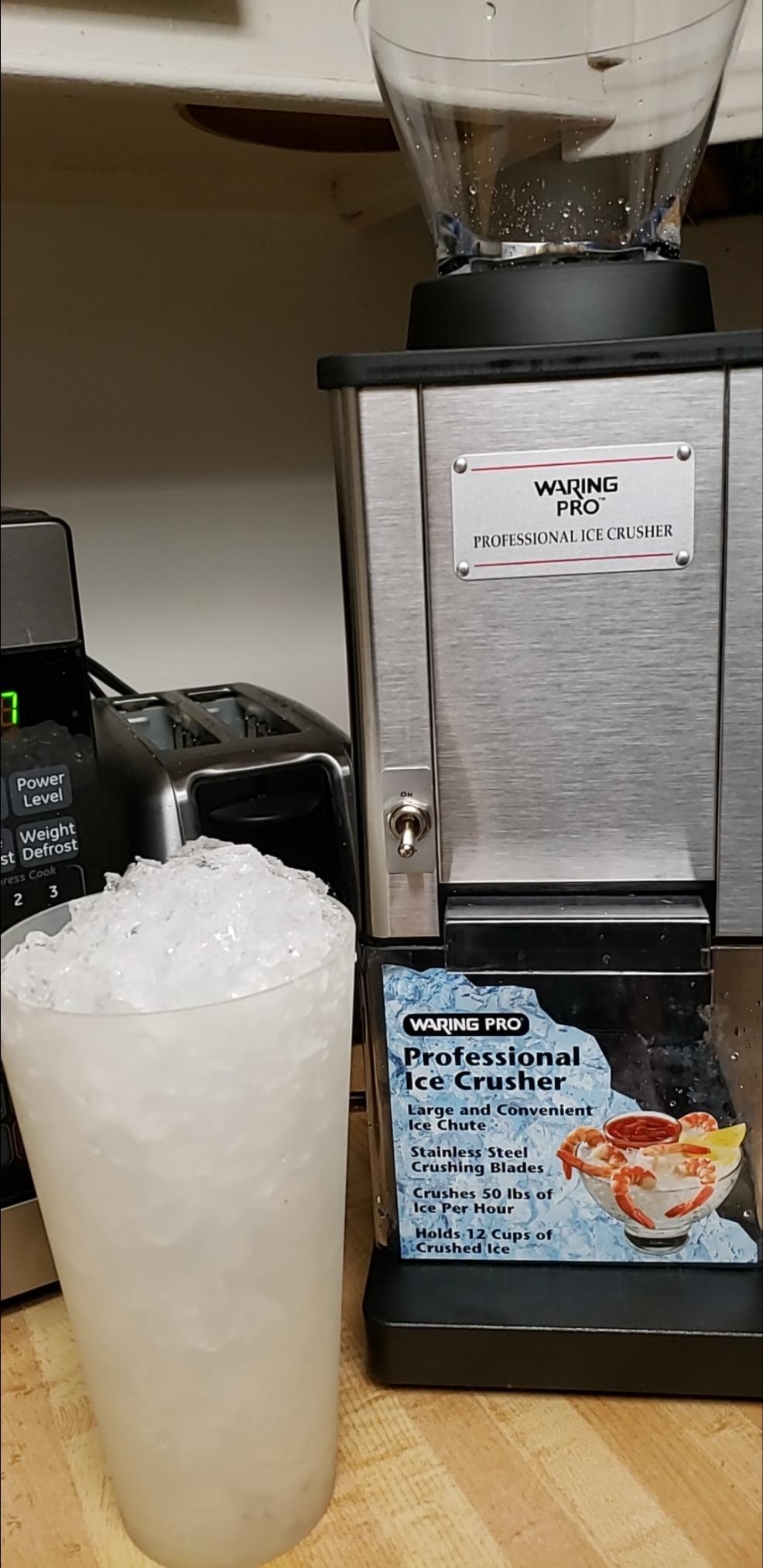 Waring Pro IC70 Professional Stainless Steel Large-Capacity Ice Crusher customer photo 2