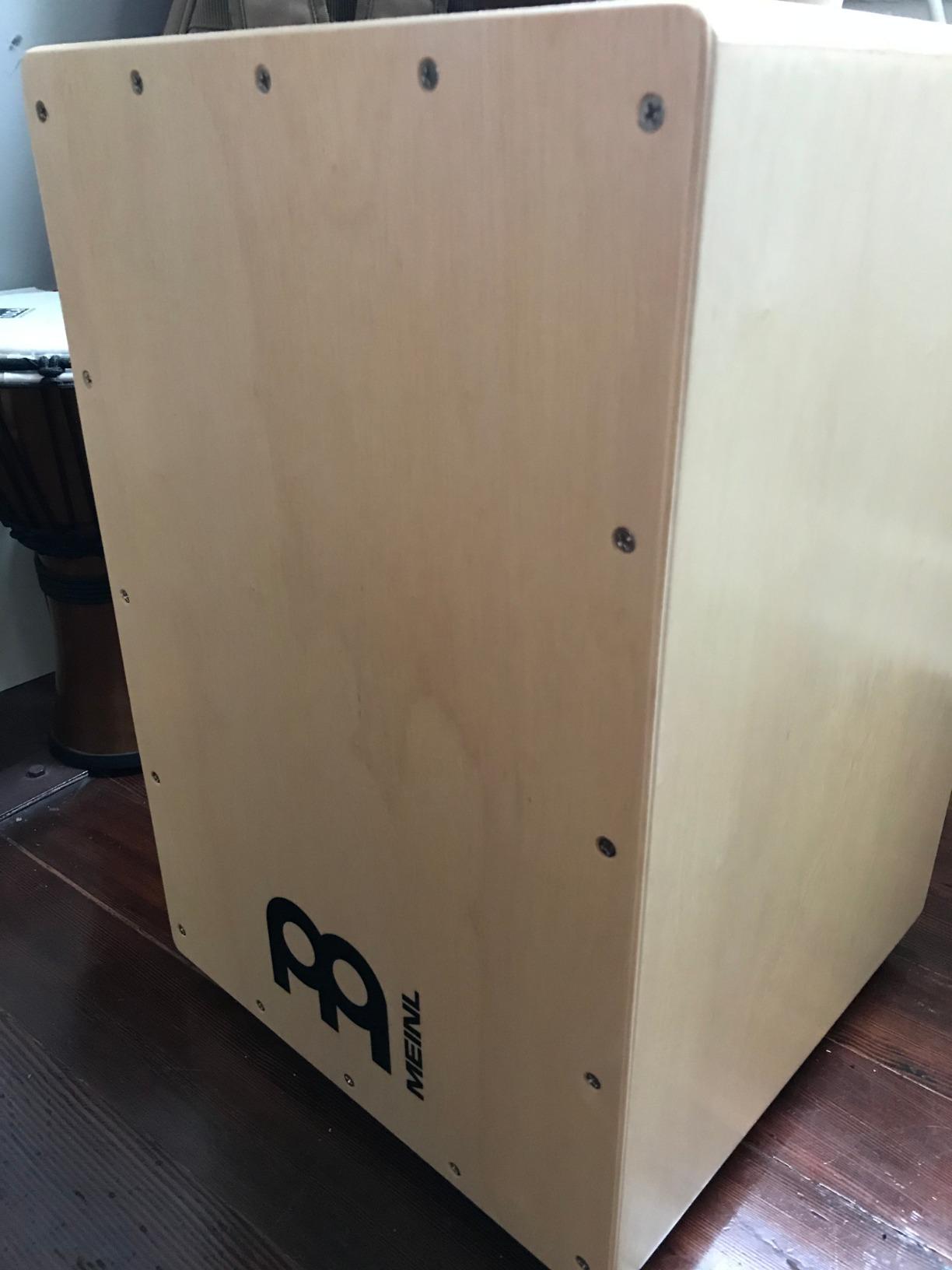 Meinl Percussion HCAJ1NT Headliner Series Wood String Cajon for Adjustable Snare Effect, Full Size (VIDEO) customer photo 1