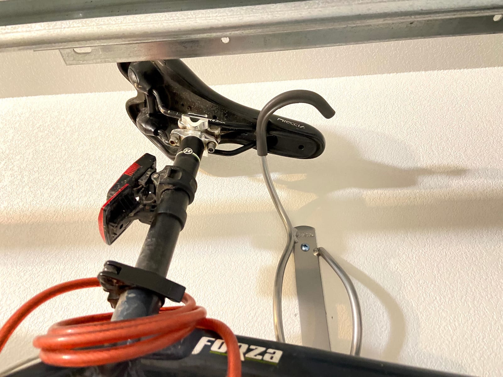 Leonardo Bike Rack Wall Mount with Tire Tray by Delta Cycle - Elegant Vertical Hanger Hook Design Provides Easy Bicycle Storage Access - Hassle-Free Installation - Vertical Mount Holds Up to 40 lbs customer photo 2