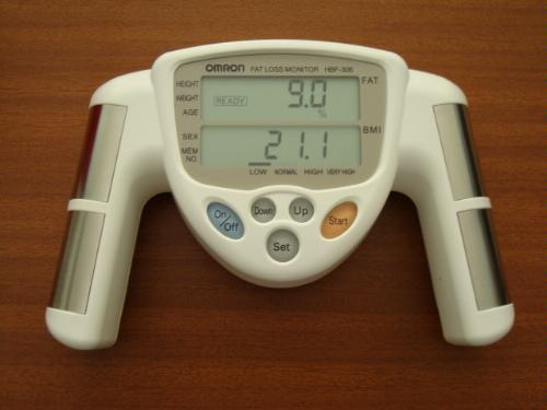 Omron HBF-306C Handheld Body Fat Loss Monitor customer photo 1