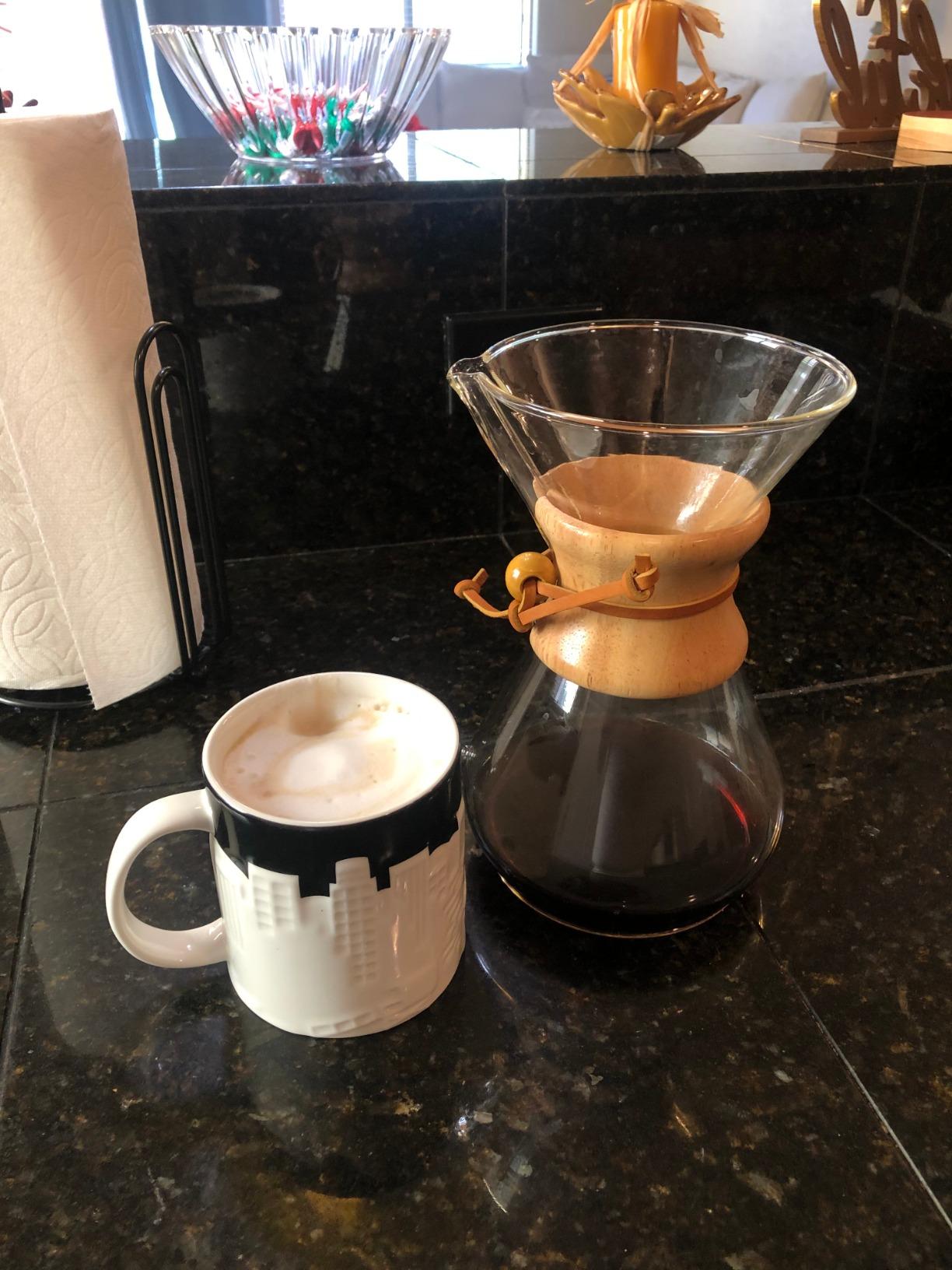 Chemex Pour-Over Glass Coffeemaker - Classic Series - 8-Cup - Exclusive Packaging customer photo 2