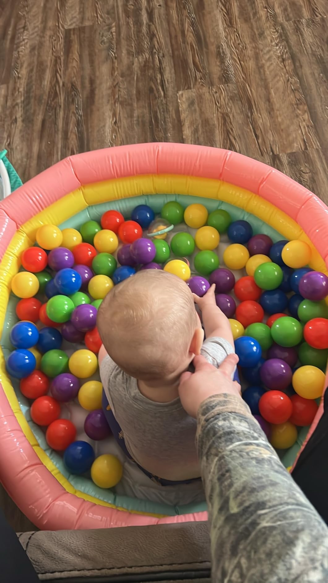 Intex Sunset Glow Baby Pool (34 in x 10 in) customer photo 2