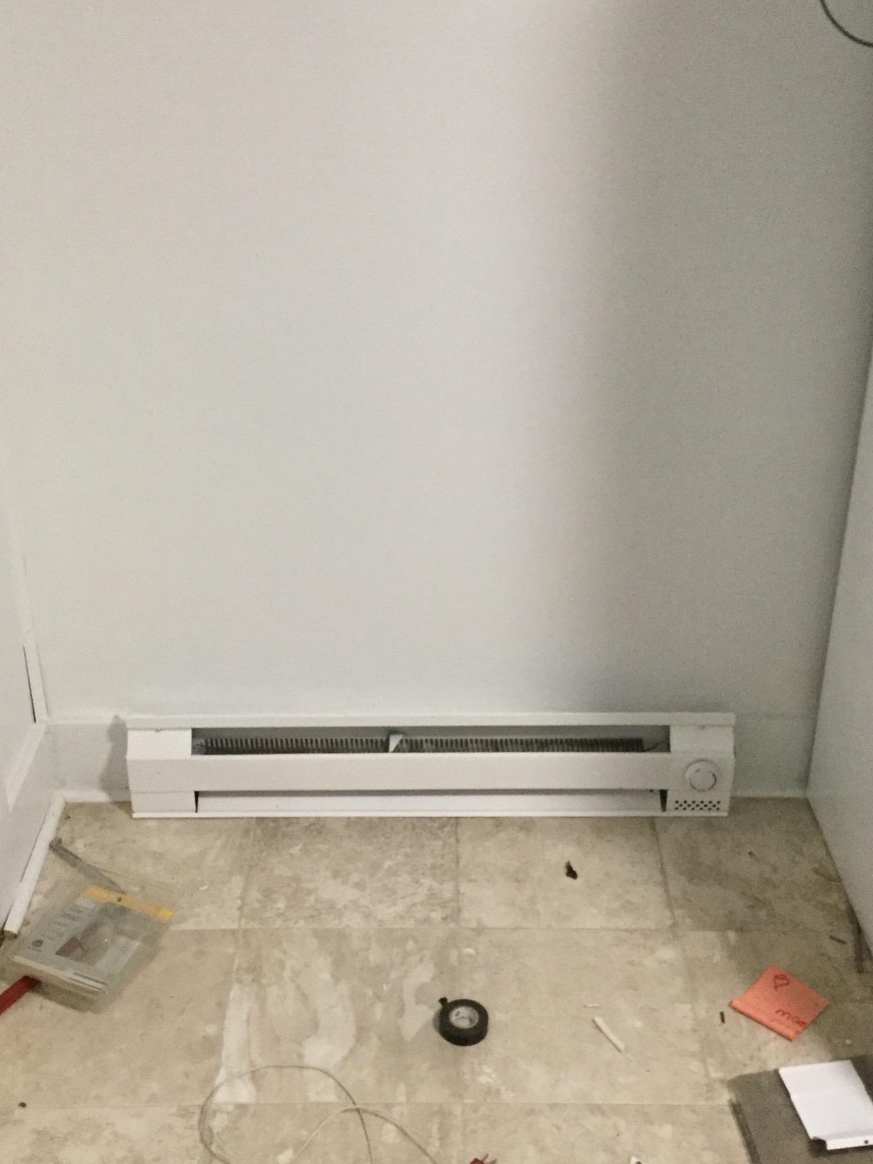 Cadet F Series 36 in. Electric Baseboard Heater (Model: 3F750-1W, Part: 05532), 120 Volt, 750 Watt, White customer photo 2