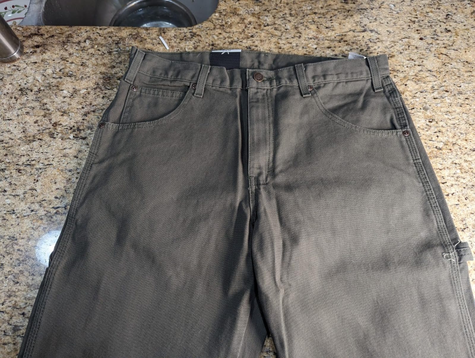 Dickies Men's Relaxed Fit Heavyweight Duck Carpenter Pants customer photo 2