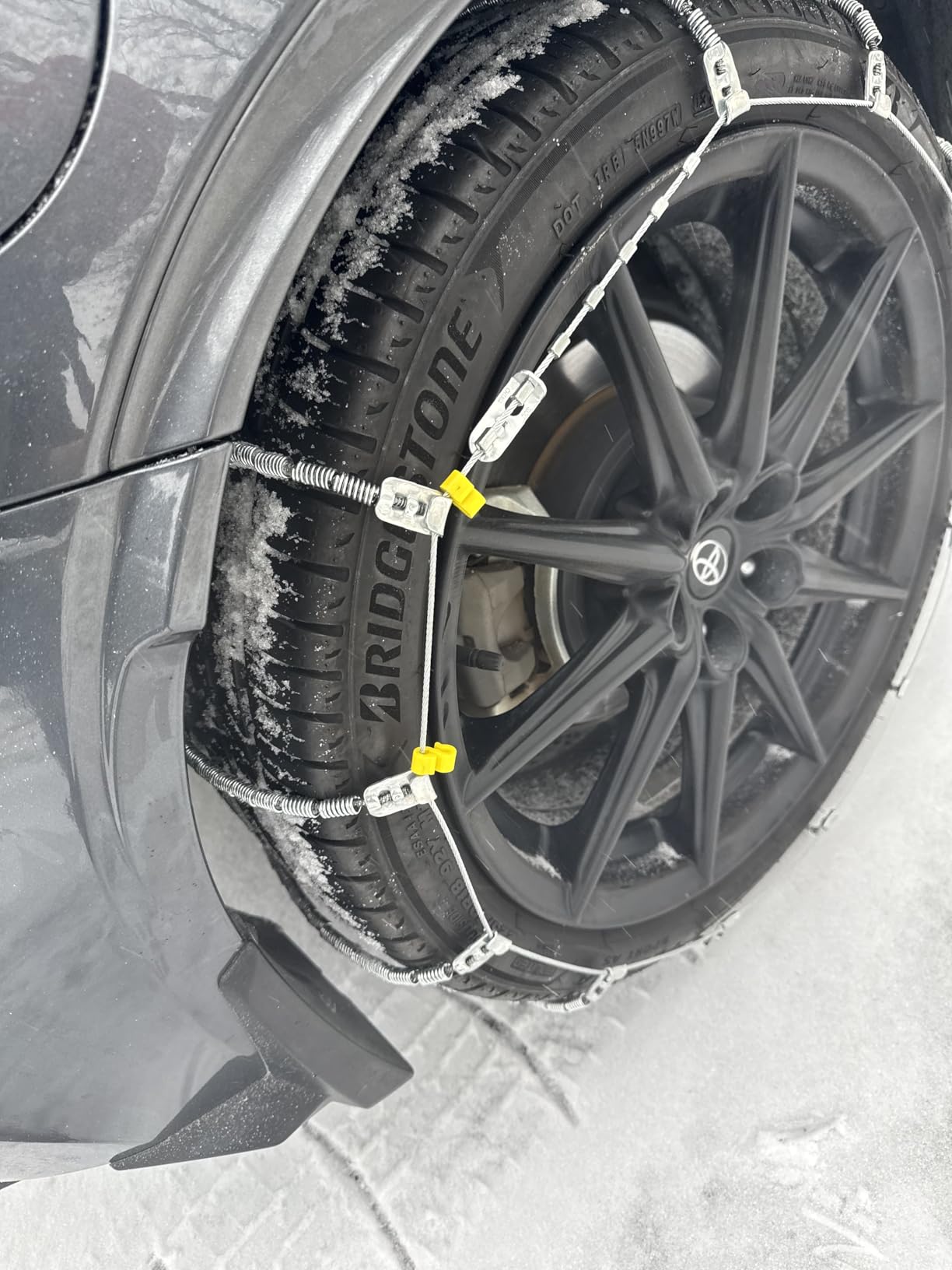 SCC SC1026 Radial Chain Cable Traction Tire Chain, Silver, Set of 2 customer photo 2